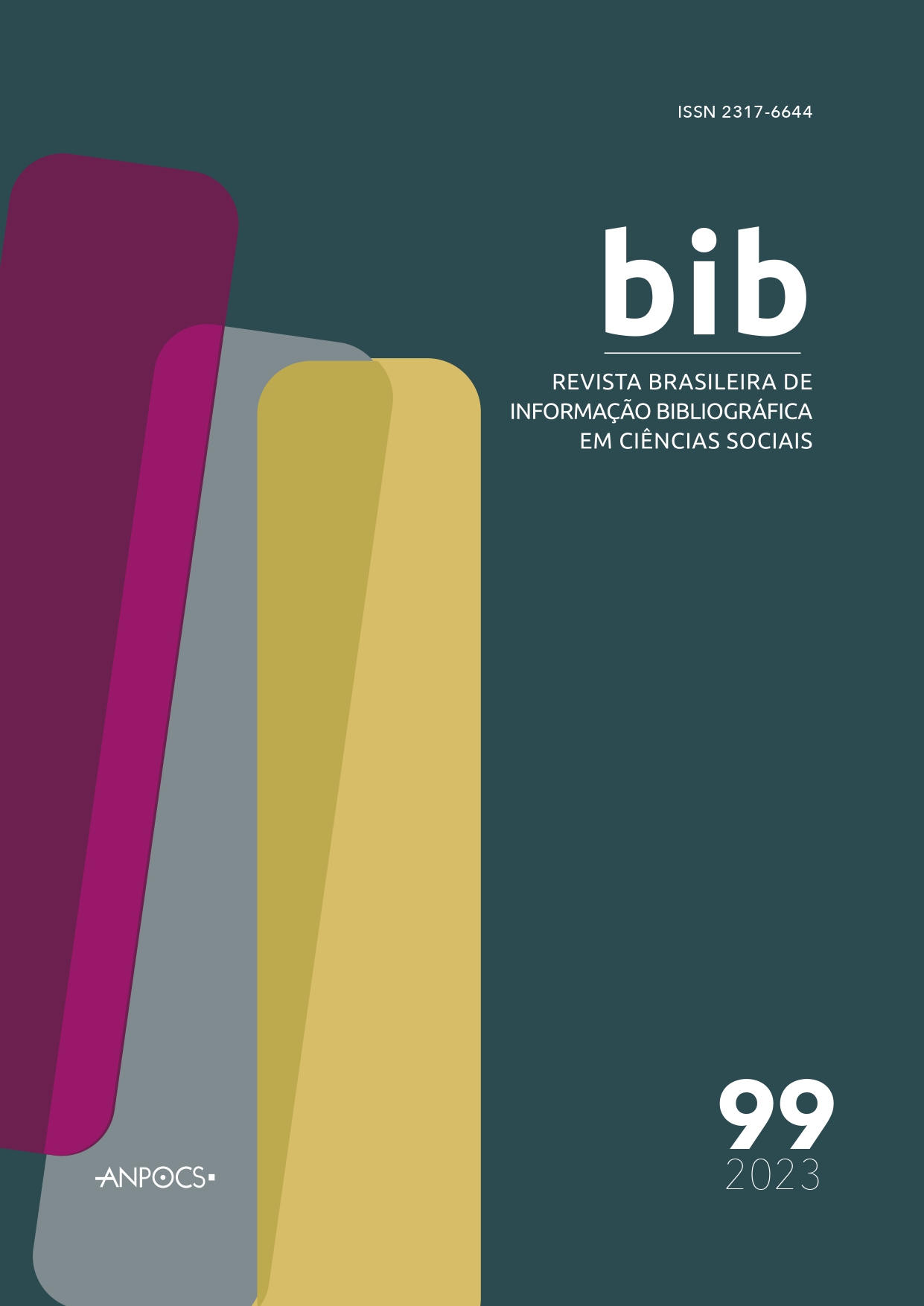 					Afficher No 99 (2023): Revista Brasileira de Informação Bibliográfica em Ciências Sociais – BIB
				